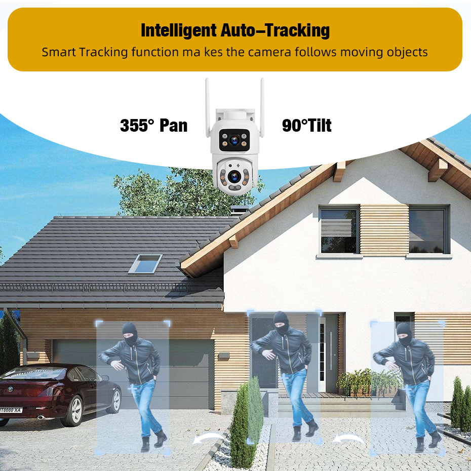 Caméra IP de sécurité domestique10MP – Image 3