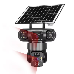 Caméra Solaire Extérieure 360 Degrés